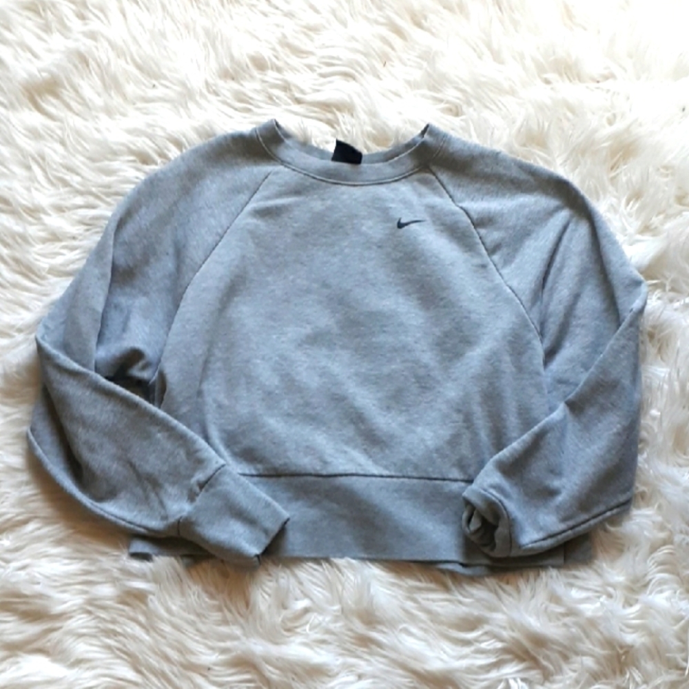 Nike Gray Iconic Edged Sweatshirt Size Small